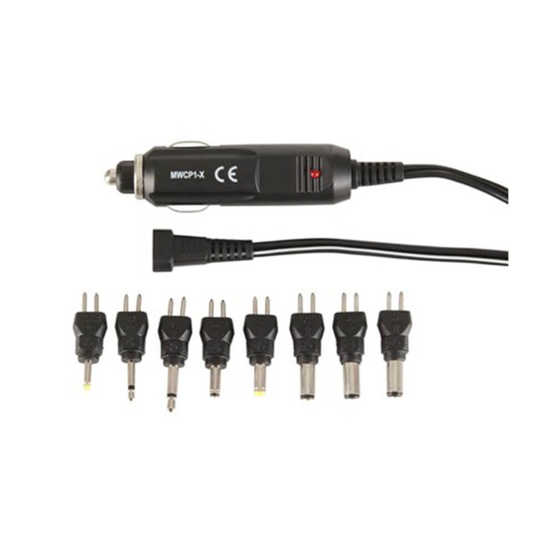 Adaptateur de allume-cigare avec 8 bouchons  cale directe 1,8 m