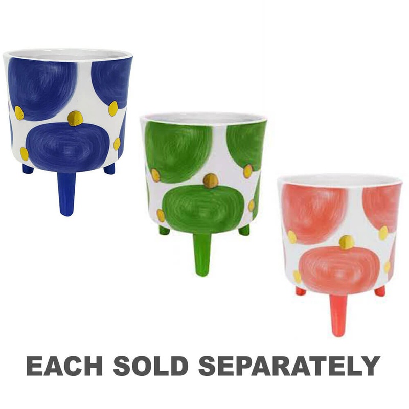 Arbi Planter en feuille tachete (15,6x13,5 cm)