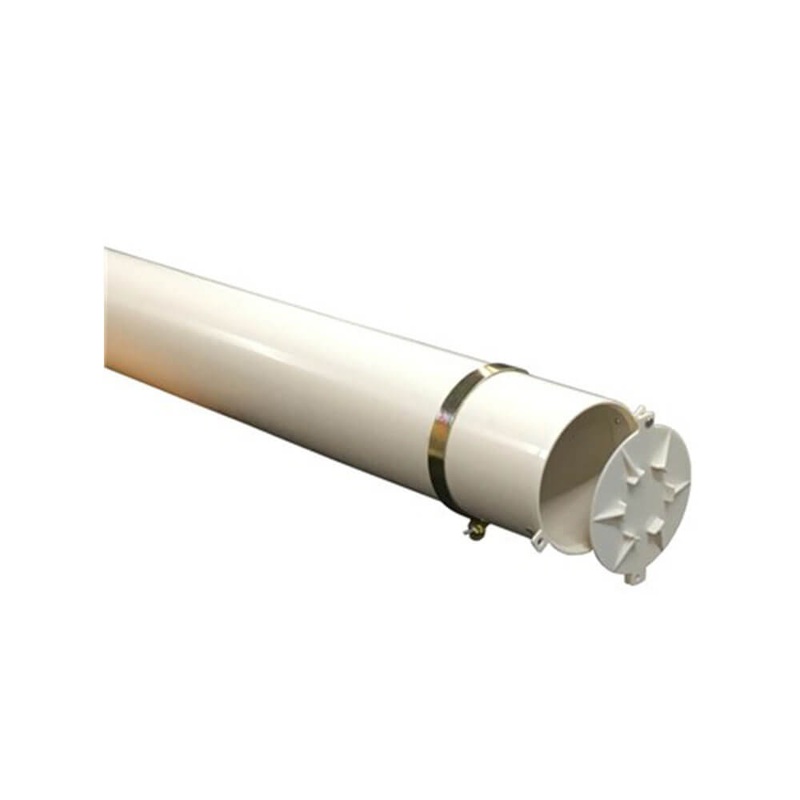 Carrier de poteau de tente 2m avec capuchons et supports d'extrmit