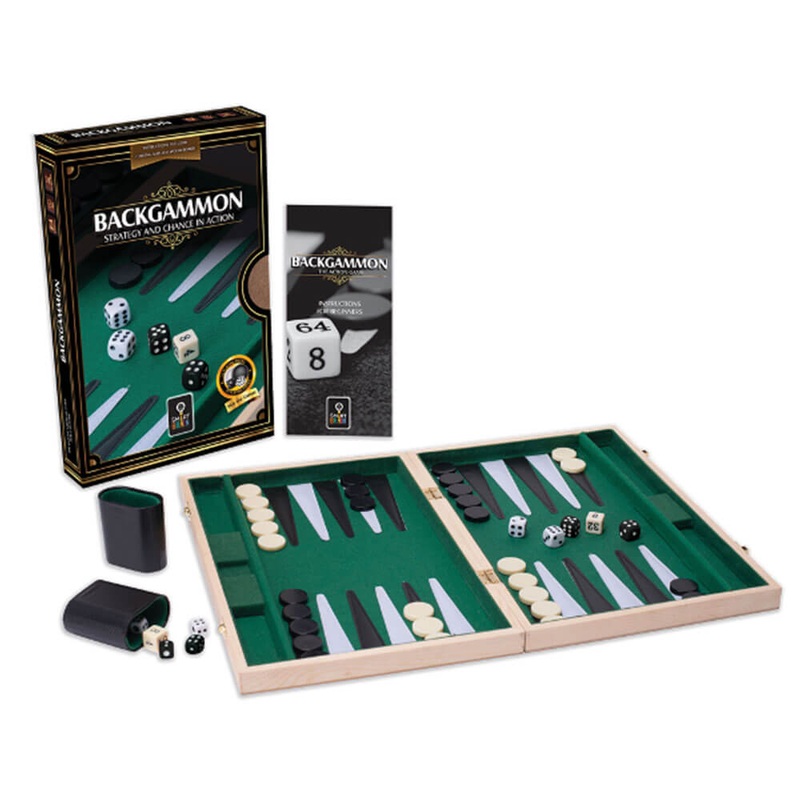 Jeu de socit en bois backgammon