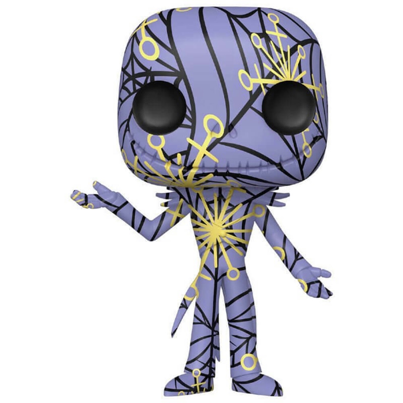Nightmare Before Christmas Jack Art Ppl & ylw pop w / Protect