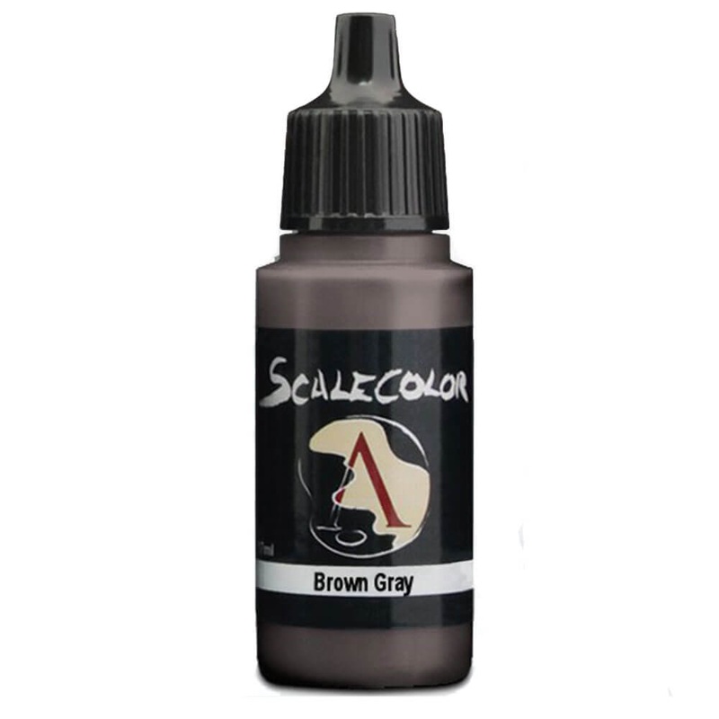 Peinture  l'chelle 75 ScalColor Brown Grey 17 ml