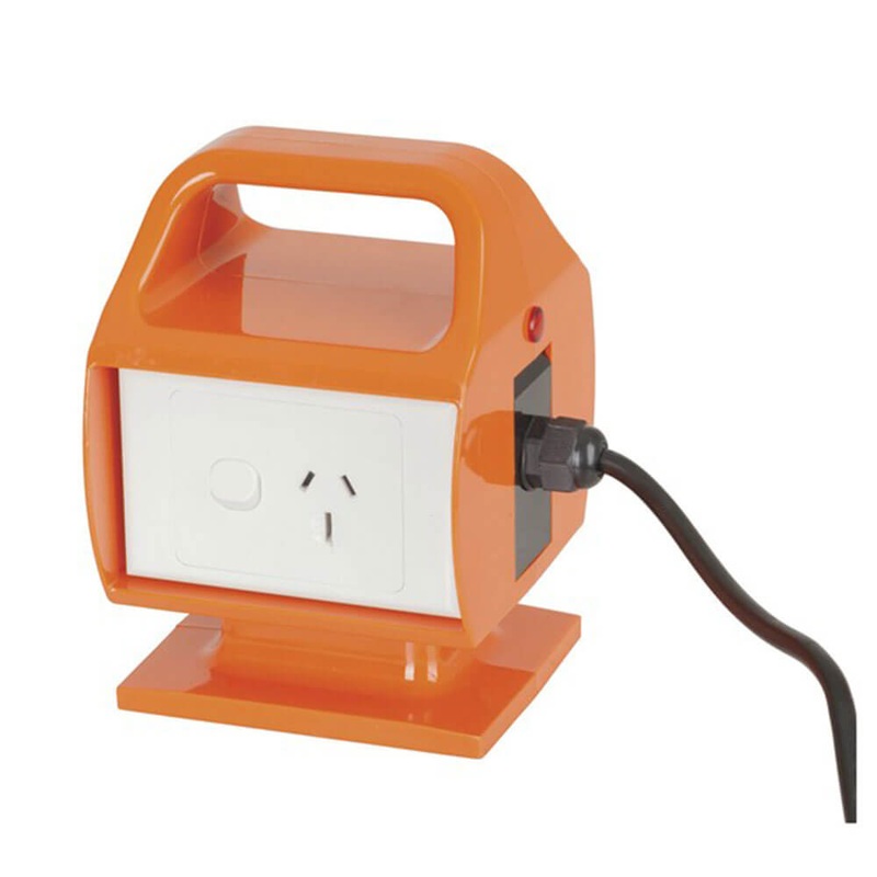 RCD portable avec conversion de fiche de 15A  10A