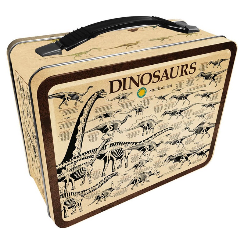 Smithsonian Dinosaurs Tin transporte toute la bote amusante