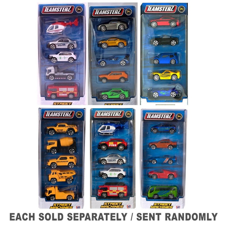 Teamsterz Diecast Vehciles 5 Pack (1pc Style alatoire)