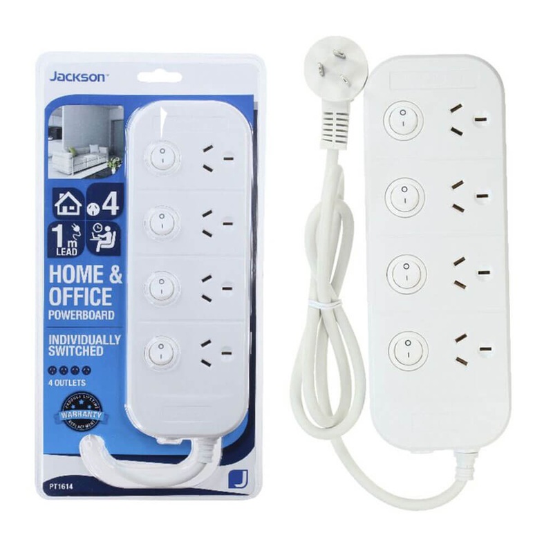 Jackson Industries 4 Commutateur de surcharge de sortie Powerboard White