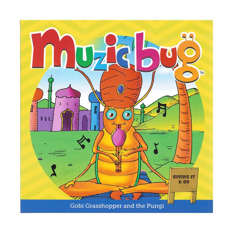 Muzicbug Gobi Grasshopper & The Pungi Picture Book