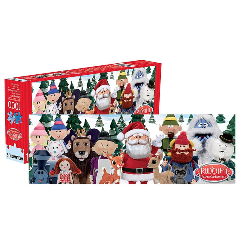 Rudolph le puzzle mince de 1000pc au nez rouge