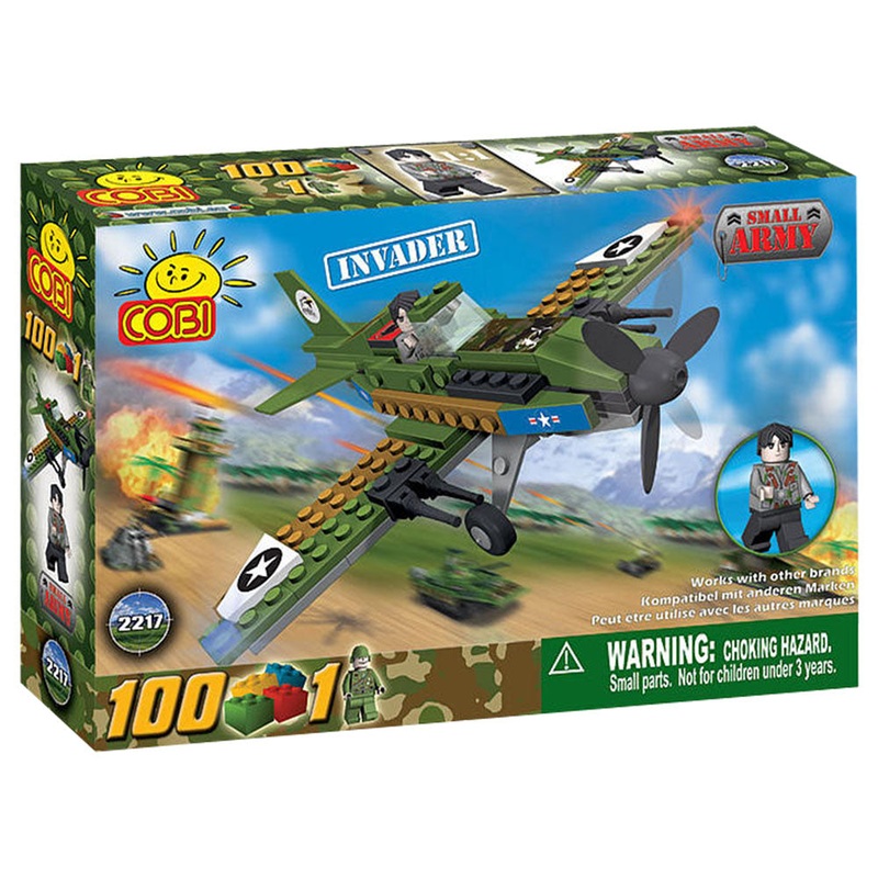 Small Army 100p Invader Plane Military Aircraft Construct