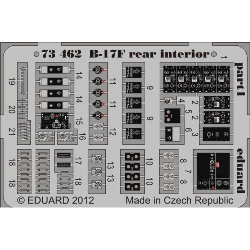 1/72 B-17F Rear Interior (Revell)