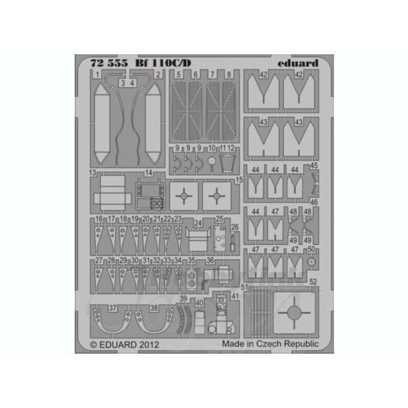 1/72 Bf 110C/D (eduard)