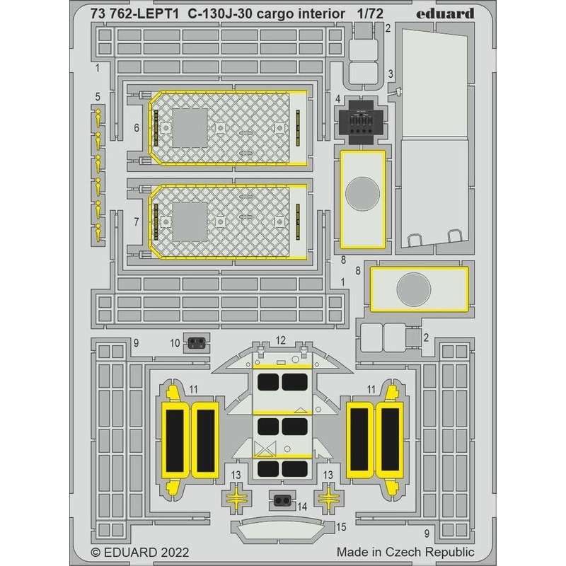 1/72 C-130J-30 cargo interior for ZVEZDA