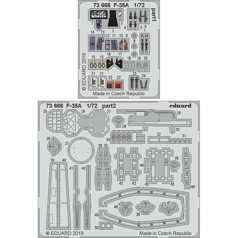 1/72 F-35A Photo-Etched Parts (for Academy/Doyusha)