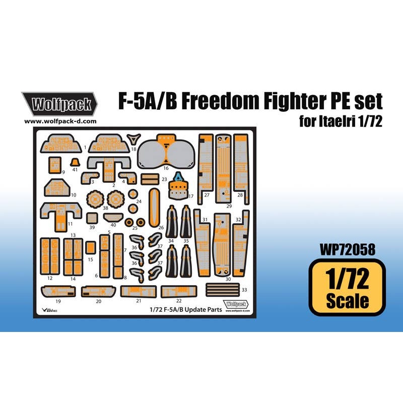 1/72 F-5A/B Freedom Fighter Etching
