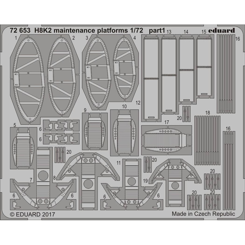 1/72 H8K2 Maintenance Platforms (Hasegawa)