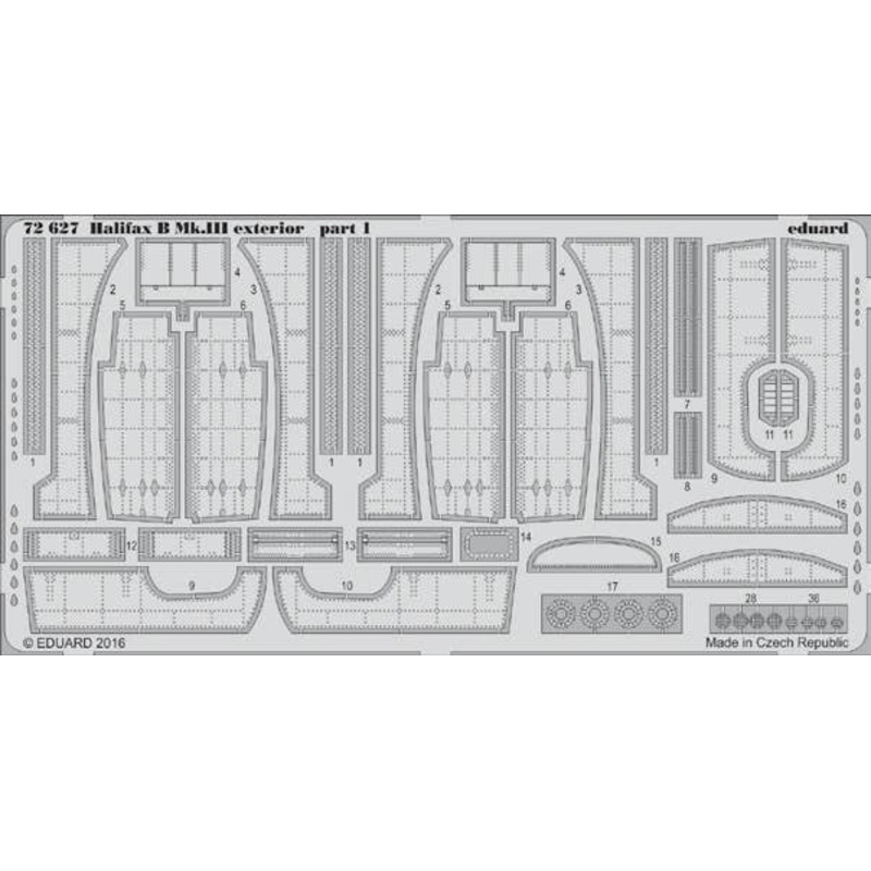 1/72 Halifax B Mk.III Exterior (REVELL)