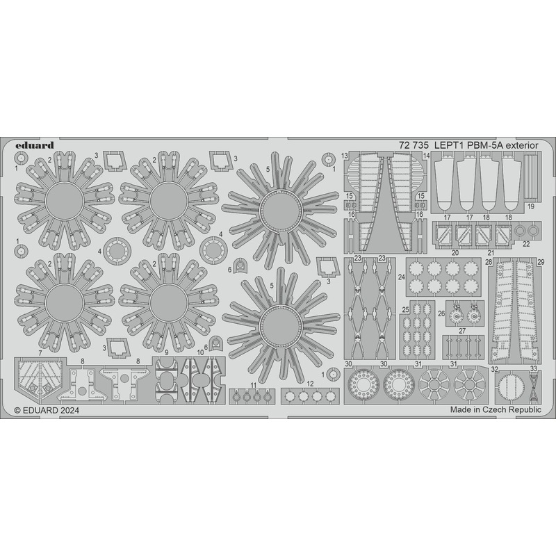 1/72 PBM-5A exterior Photo Etched (for Academy)