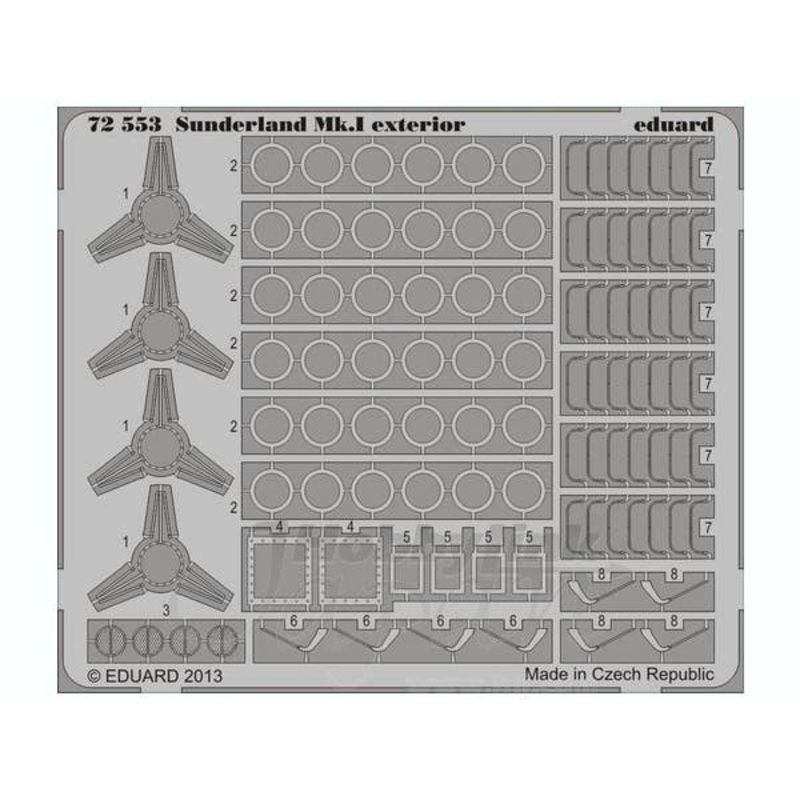 1/72 Sunderland Mk.I Exterior (Italeri)
