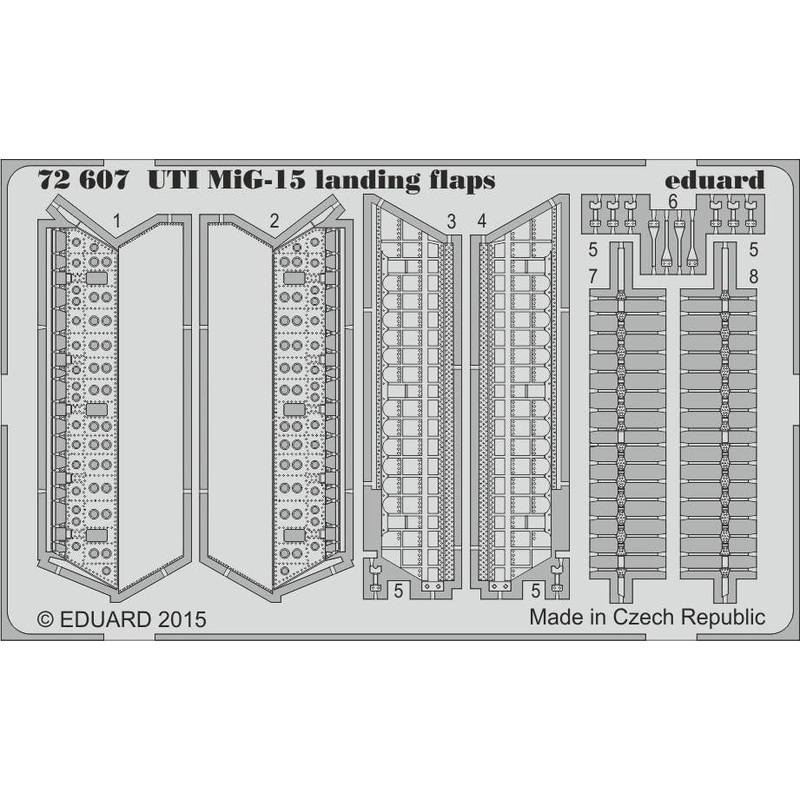 1/72 UTI MiG-15 Landing Flaps for Eduard
