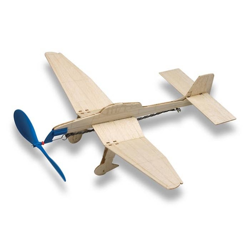 Balsa Plane Series BP-06 Rubber Powered Plane Ju 87-B Stuka