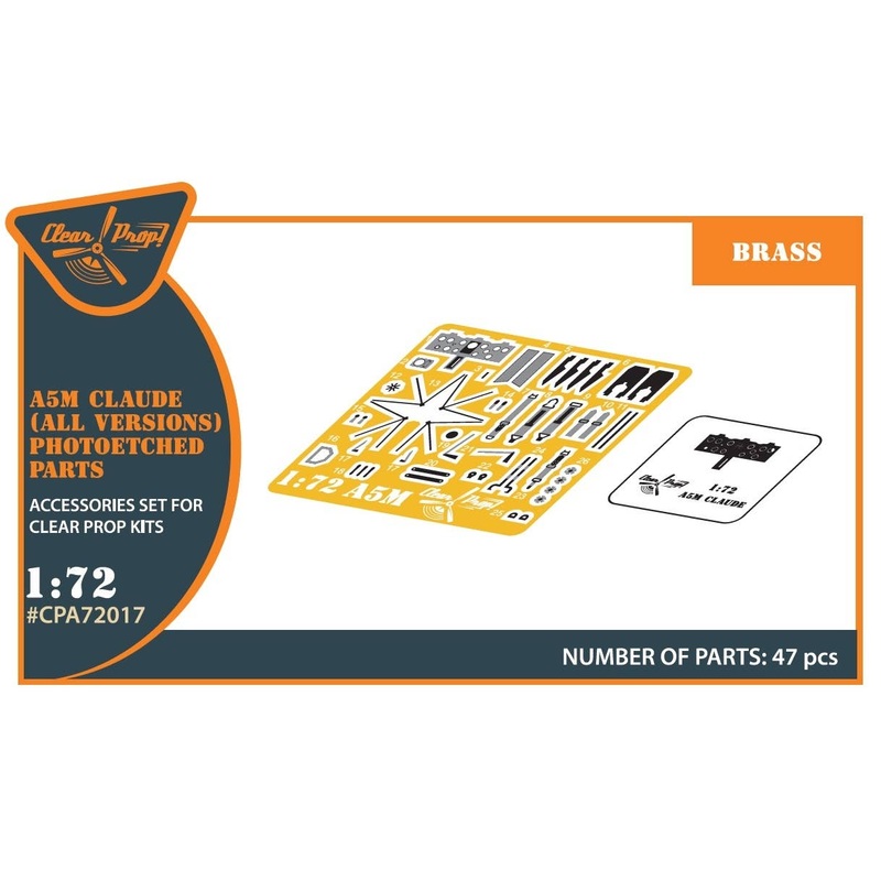 1/72 A5M Claude (all versions) PE parts interior for CP kits CP720016/CP72008/CP72009/CP72010