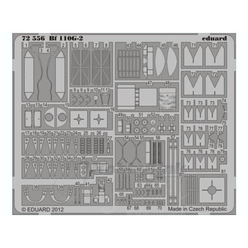 1/72 Bf 110G-2 (eduard)