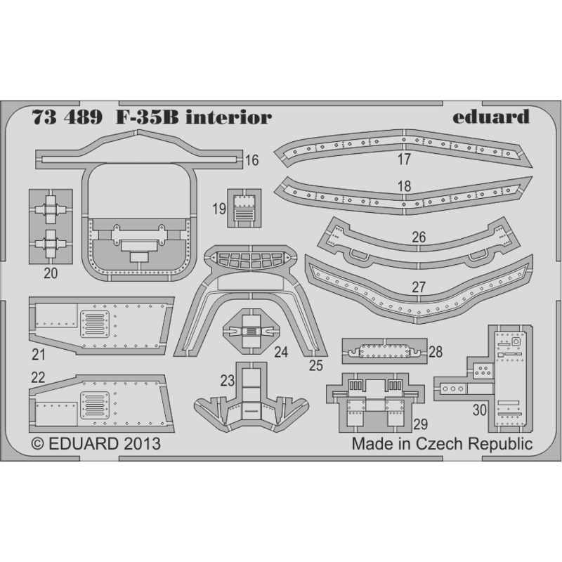 1/72 F-35B Interior Parts Set