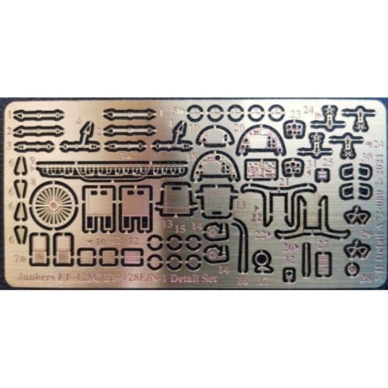 1/72 Junkers EF-128C/E/N-1 Detail Set (for AZ Model)