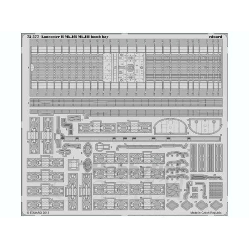 1/72 Lancaster B Mk.I/B Mk.III Bomb Bay (for Airfix)