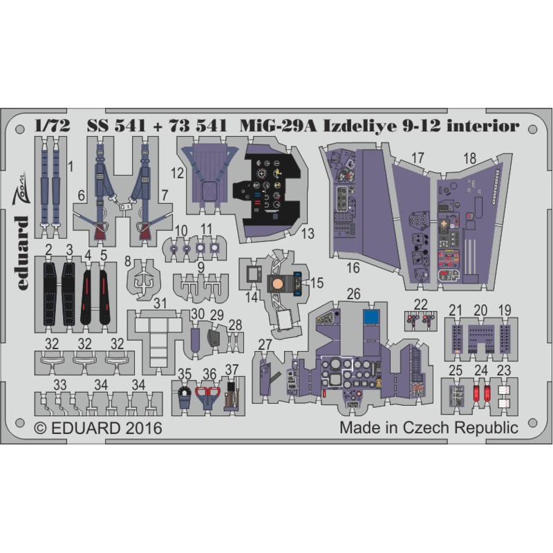 1/72 MiG-29A Izdeliye 9-12 (for Trumpeter)