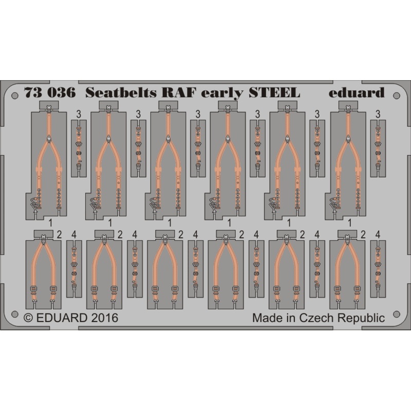 1/72 Seatbelts RAF Early Steel