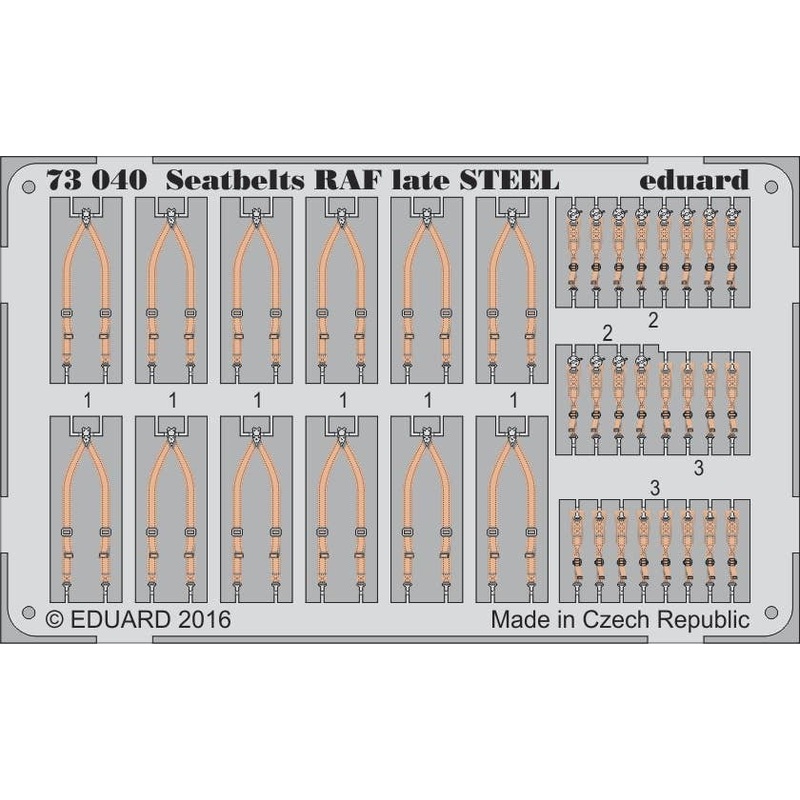 1/72 Seatbelts RAF Late Steel