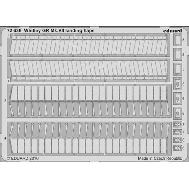 1/72 Whitley GR Mk.VII Landing Flaps (Airfix)