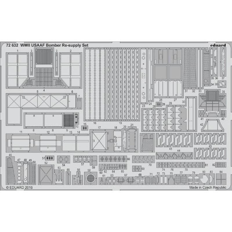 1/72 WWII USAAF Bomber Re-supply Set