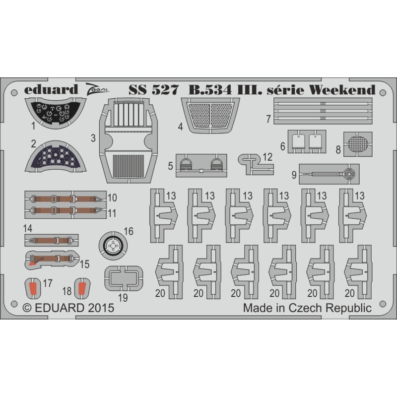 1/72 Avia B.534 III. Weekend Parts Set