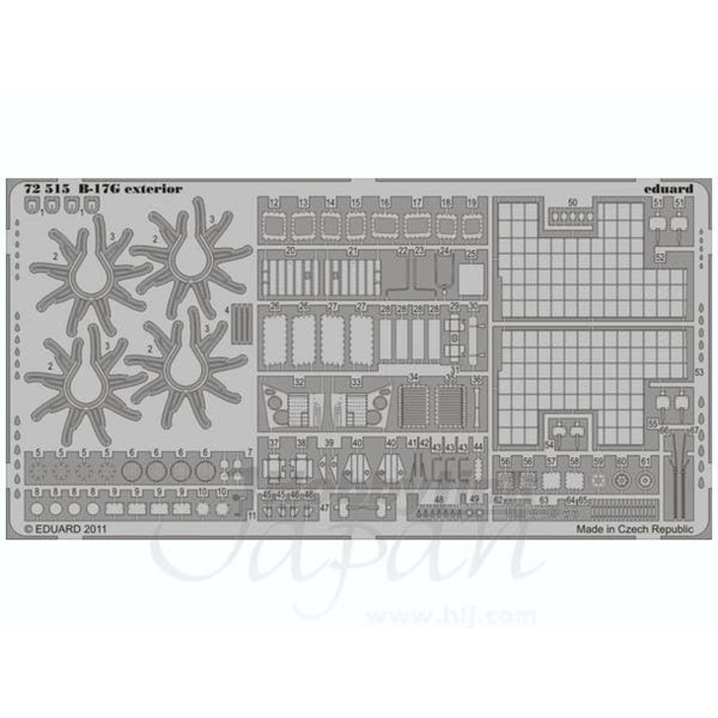 1/72 B-17G Exterior (for Revell)