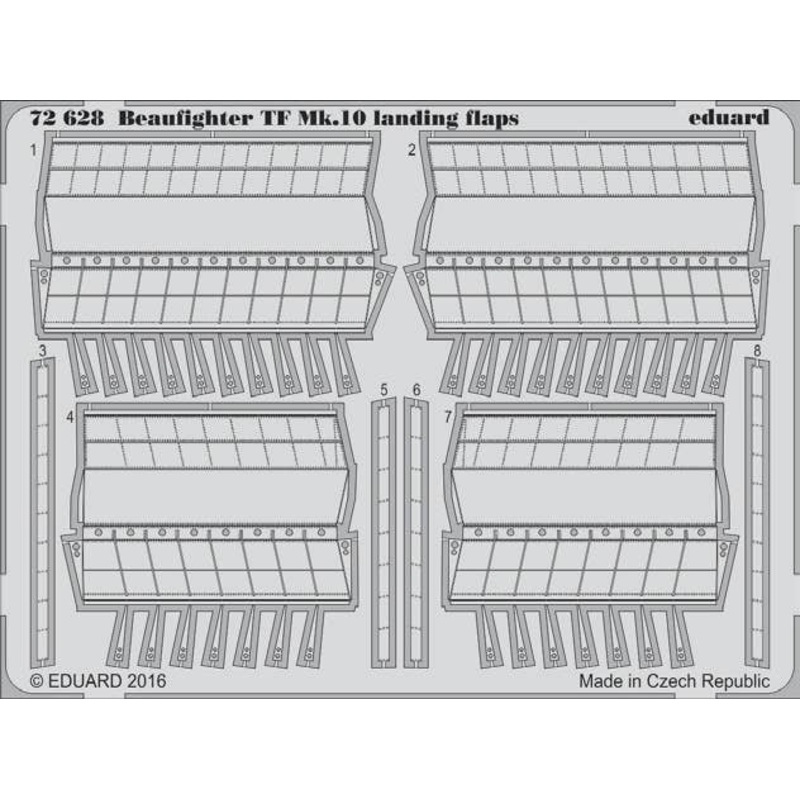 1/72 Beaufighter TF Mk.10 Landing Flaps (Airfix)