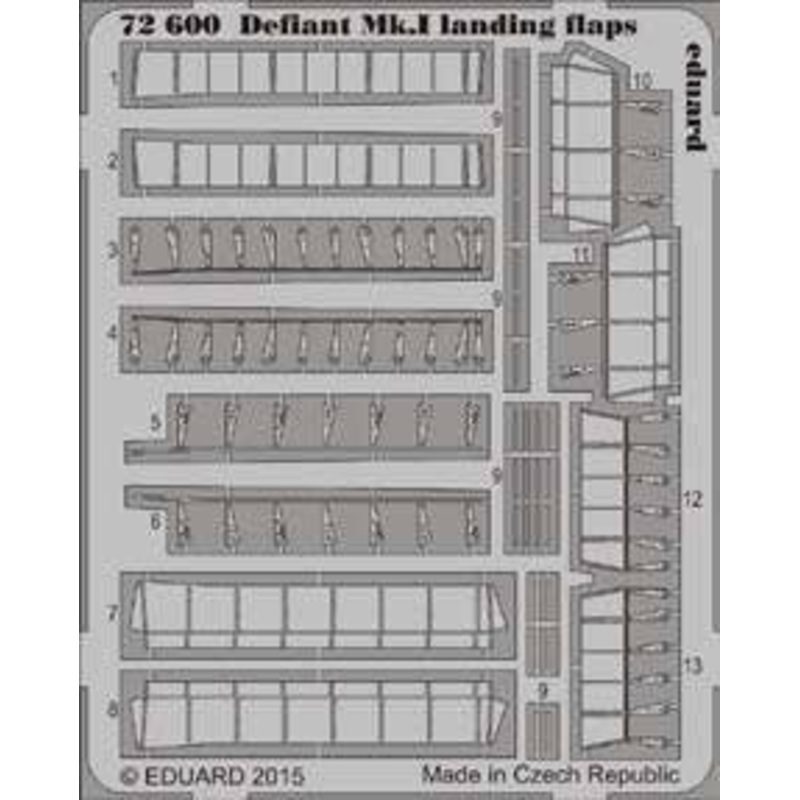 1/72 Defiant Mk.I Landing Flaps (for Airfix)