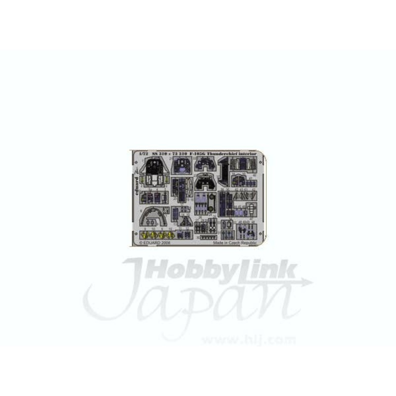 1/72 F-105G Thunderchief Interior self adhesive (for Trumpeter)