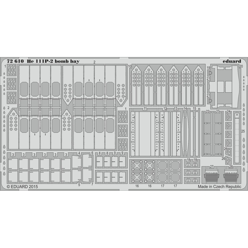 1/72 He 111P-2 Bomb Bay (for Airfix)