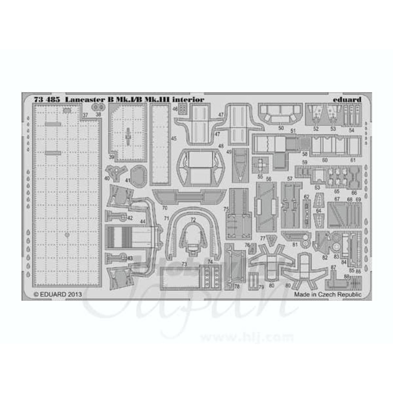 1/72 Lancaster B Mk.I/B Mk.III Interior S.A. (Airfix)