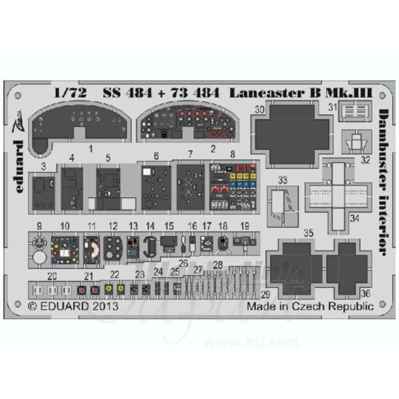 1/72 Lancaster B Mk.III Dambuster InterIor (for Airfix)