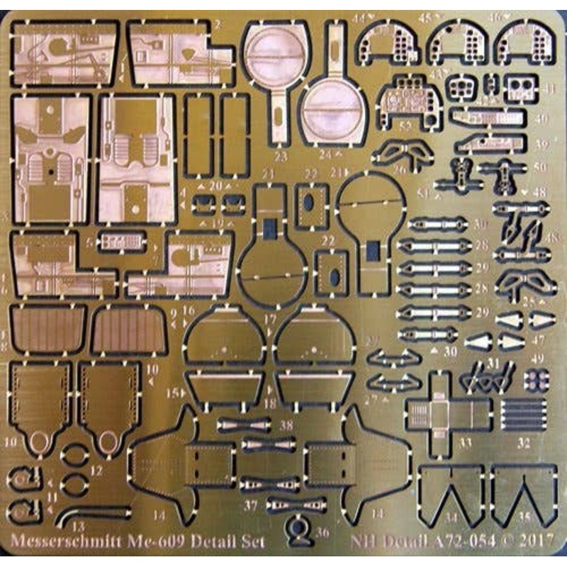 1/72 Messerschmitt Me-609 Detail Set (for RS Models)