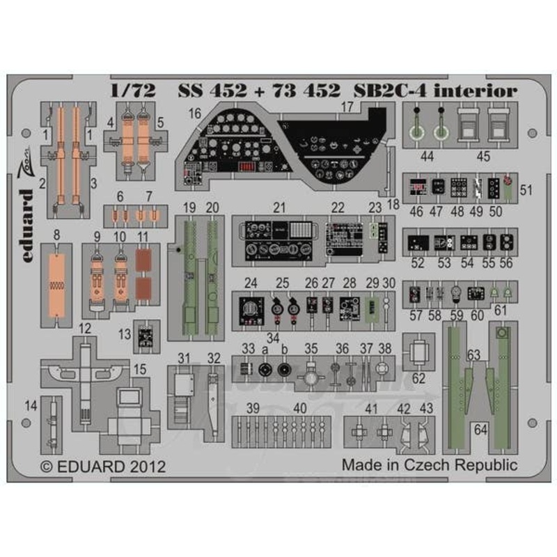 1/72 SB2C-4 S.A. (Cyber Hobby)
