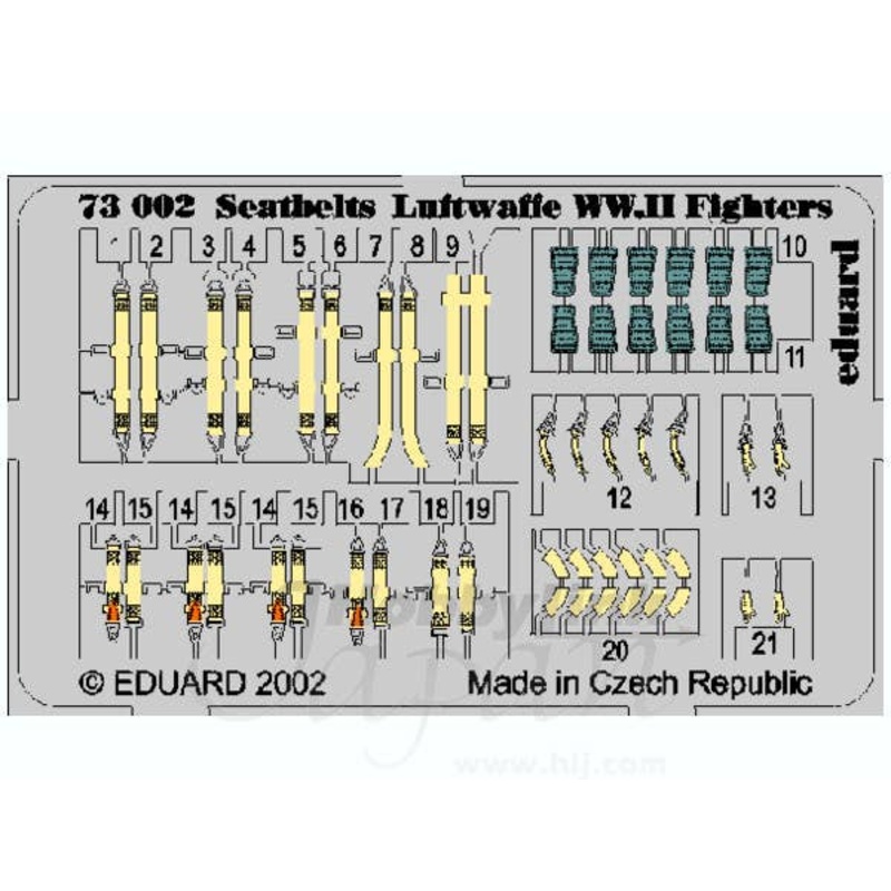 1/72 Seatbelts Luftwaffe WWII Fighters