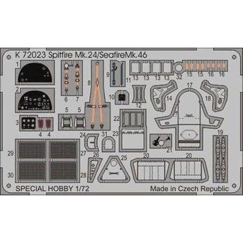 1/72 Spitfire Mk.24/Seafire Mk.46