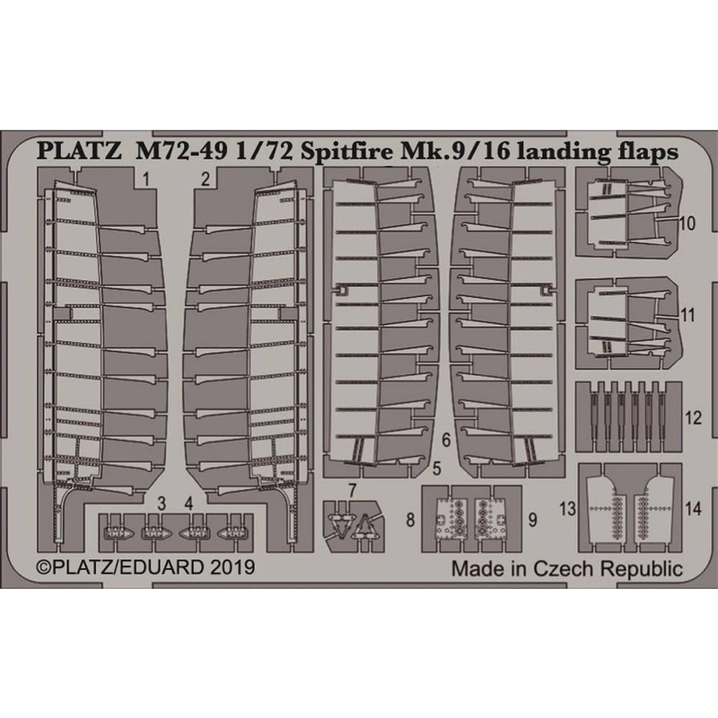 1/72 Spitfire Mk.IX/XVI Landing Flaps