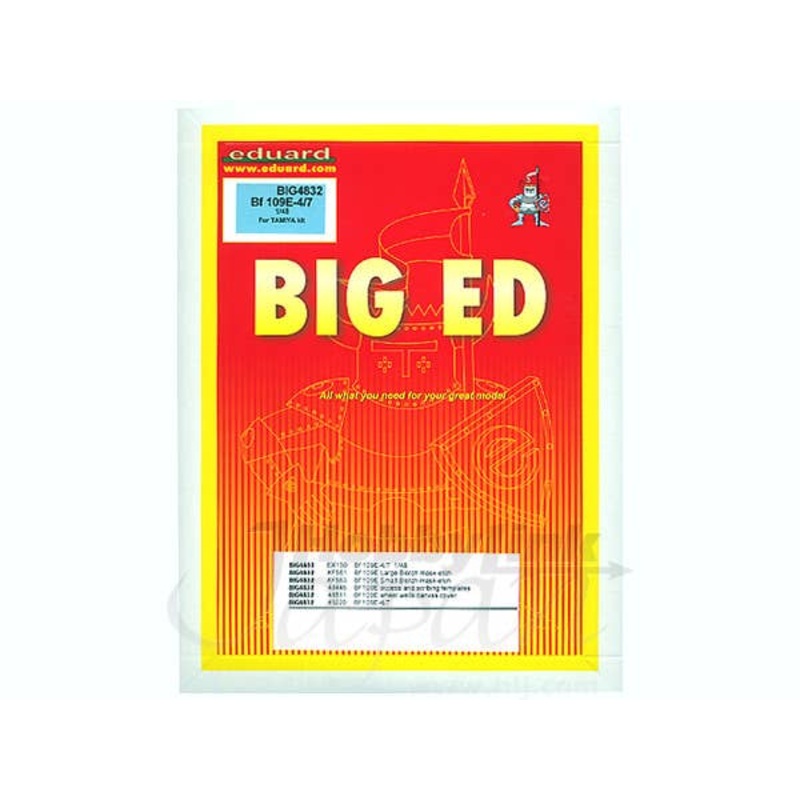 1/48 Bf109E-4/7 (for Tamiya) Big Ed set