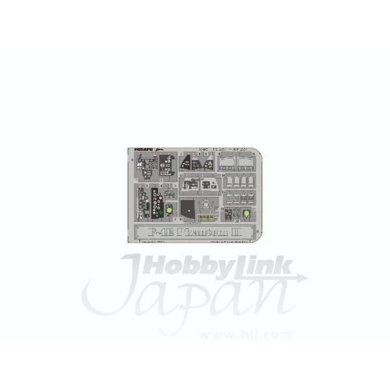 1/48 F-4E Interior Zoom Color PE (for Hasegawa)