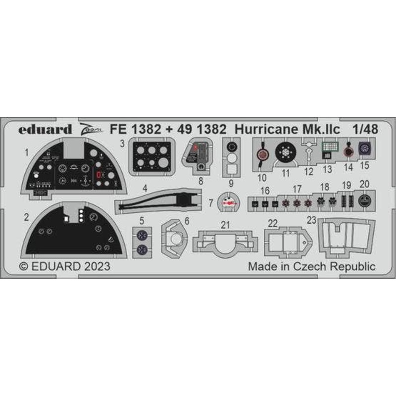 1/48 Hurricane Mk.IIc Photo etched (for Arma Hobby)